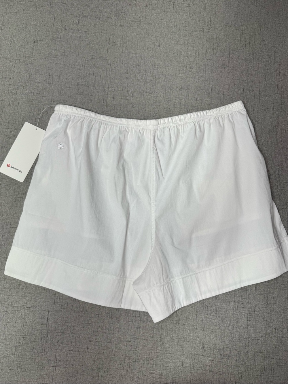 Lululemon Cotton Blend Poplin High Rise Short White XL NWT - Picture 6 of 9